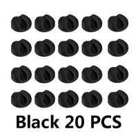 1/5/10/20Pcs Cable Clips Winder Silicone Cable Organizer Desk Wire Storage Charger Cord Holder for Car USB Charging Tablet Wire