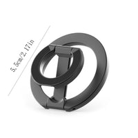 Double-Sided Magnetic Phone Stand with Kickstand - 360° Rotatable, Adjustable Angle, for Iphone 12-17 Series, Compatible with Magsafe(Black)