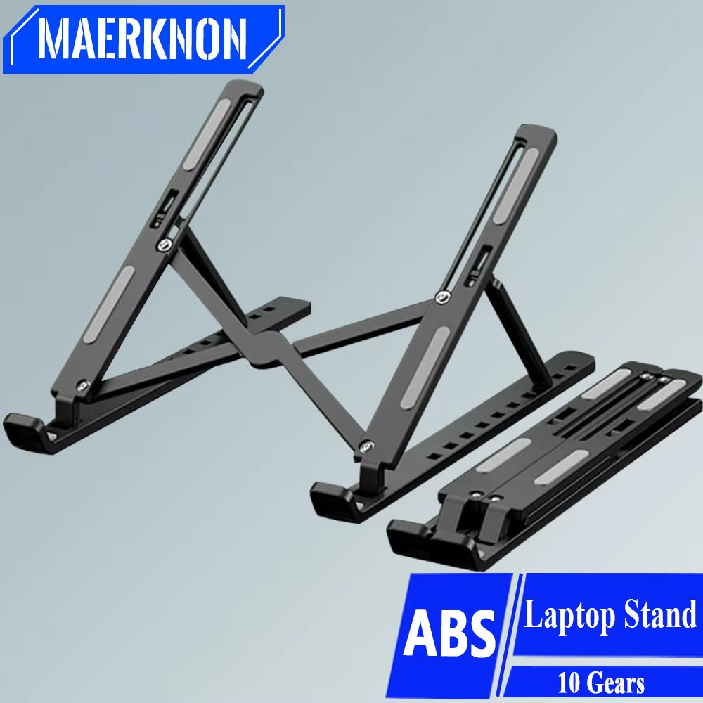 Foldable Laptop Stand Adjustable Portable Notebook Bracket Support Base ABS Holder for Macbook Air Pro Accessories Convenient