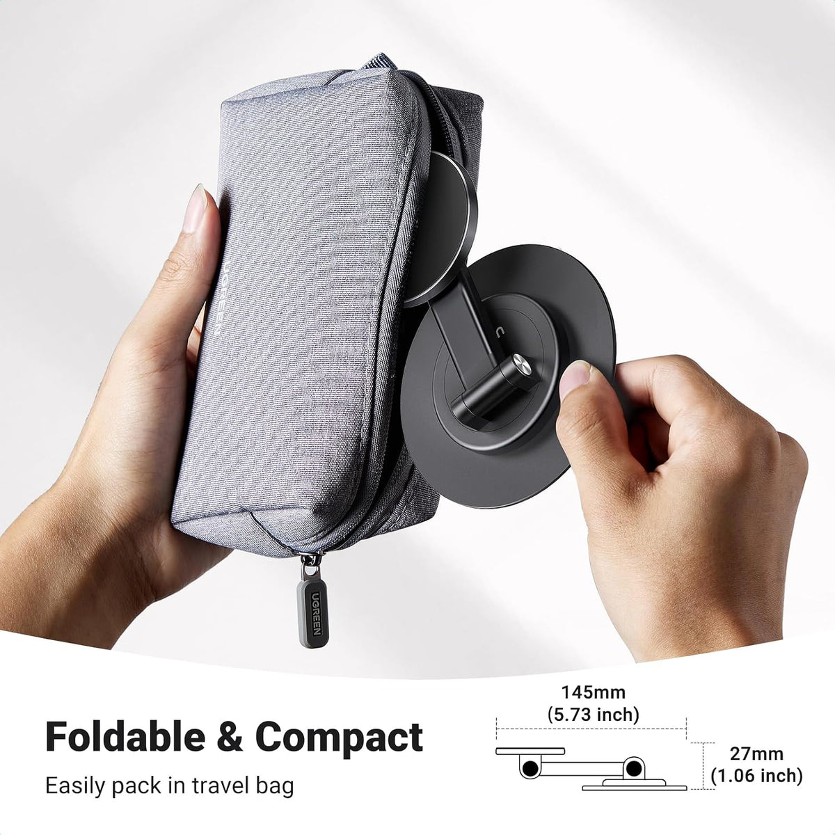 Magnetic Phone Stand for Magsafe, Height Adjustable Iphone Stand