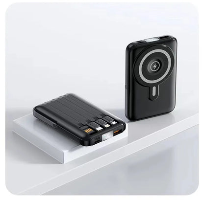 Wireless Magnetic Power Bank 22.5W Super Fast Charging 10000Mah Suitable for Watches, Mobile Power Banks, Lightweight and Thin